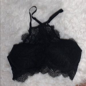 VS PINK High neck Lace bra